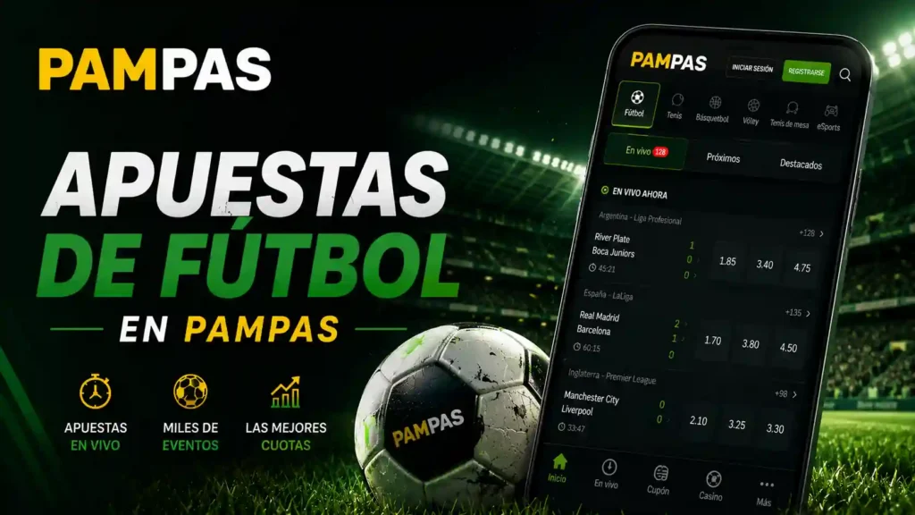 Apuestas de fútbol en Pampas